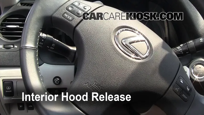 2008 Lexus IS250 2.5L V6 Capot